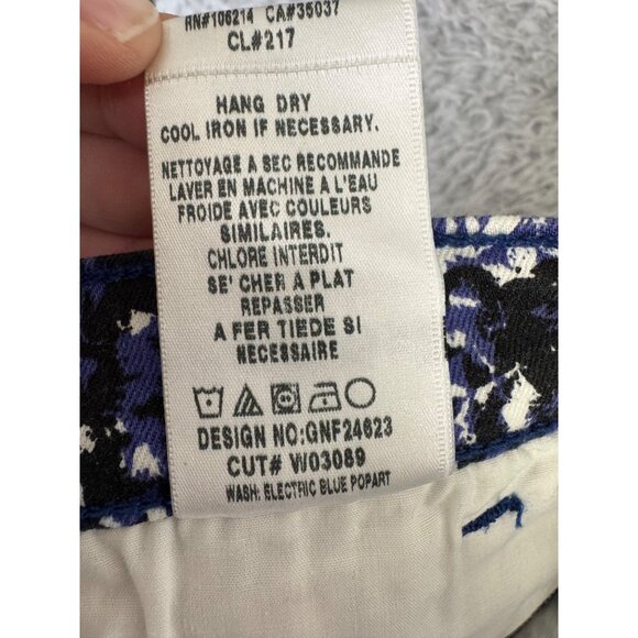 Joes Womens Electric Blue Pop Art Print Shorts Size 32 NWT 43% Lyocell - Picture 3 of 14